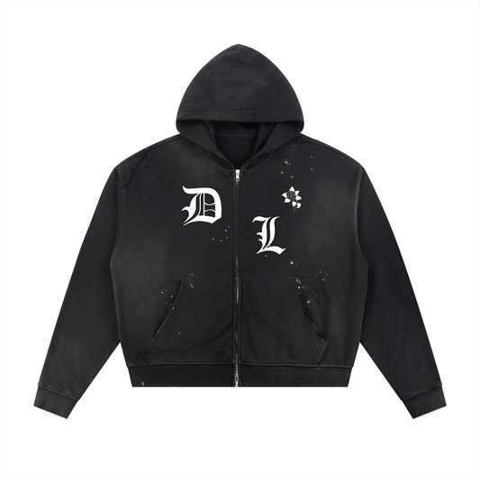 Darkloom Frayded Hoodie