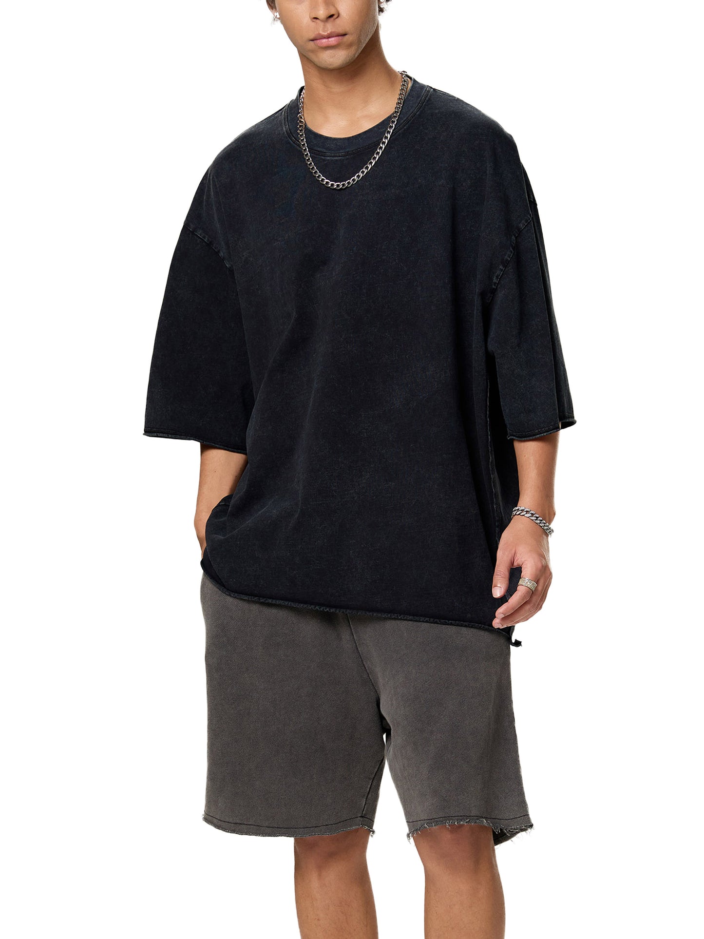 Darkloom "GO SKATE" Raw Edge Tee